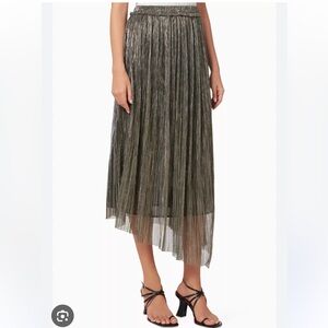 Isabel Marant Étoile Dolmenae Pleated Midi Skirt